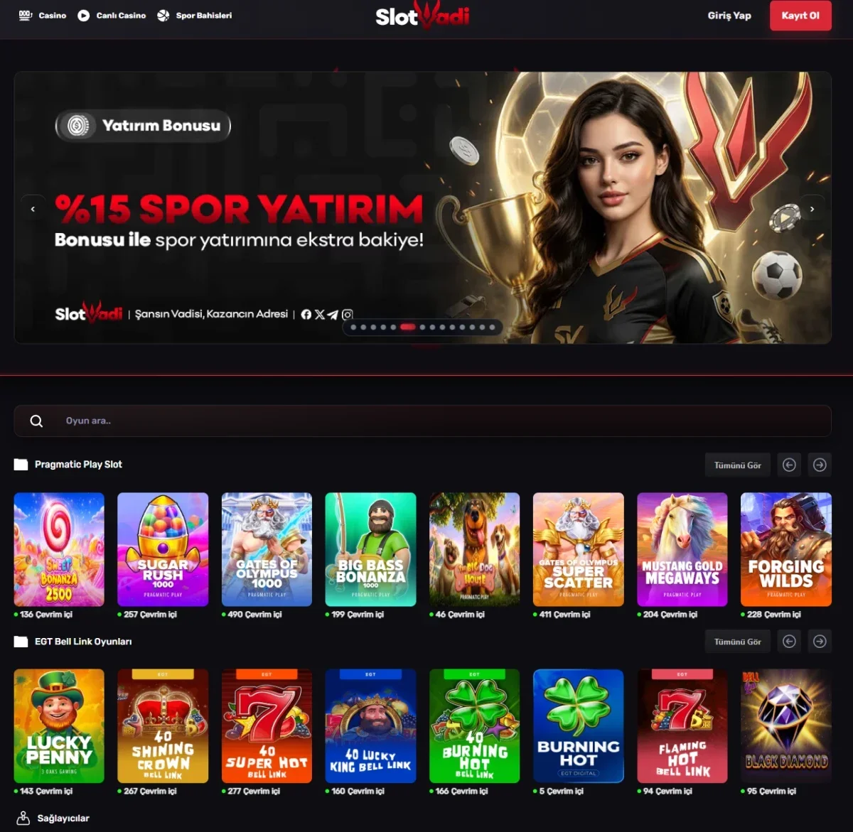Slot Vadi ekran görüntüsü